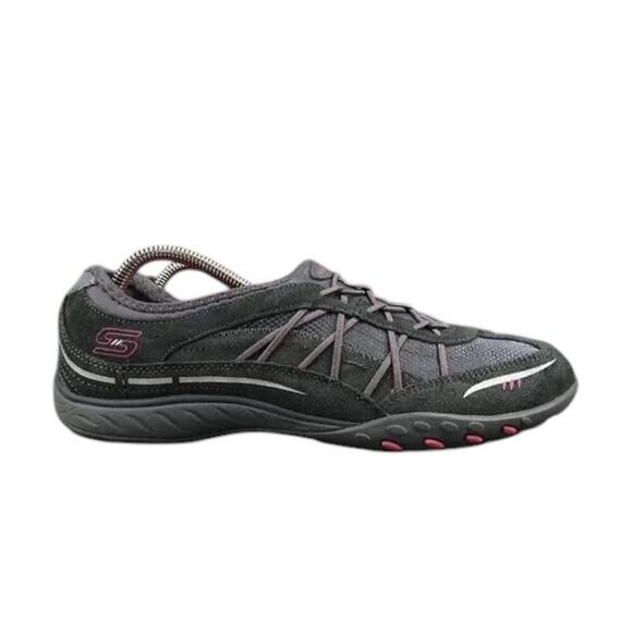 Skechers Shoes Womens 9.5 Sneaker Slip On Casual Weekender Comfort Active Gray - Picture 2 of 14